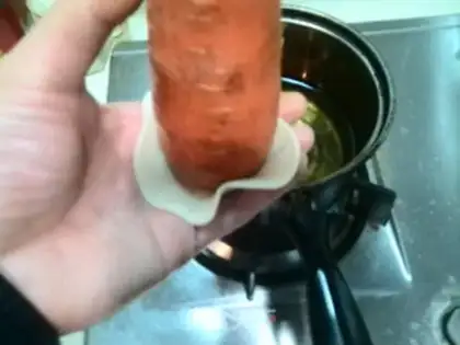 Make Gold beef peas step 2