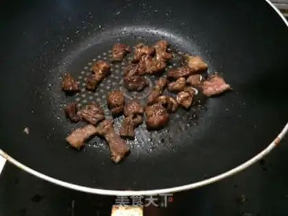 Make Tofu fried meat step 3