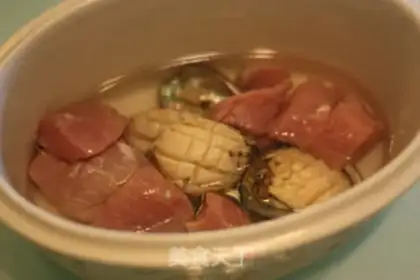 Make Fresh abalone skinny broth step 2