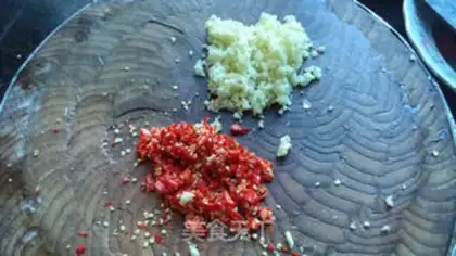 Make Shrimp garlic fan step 3