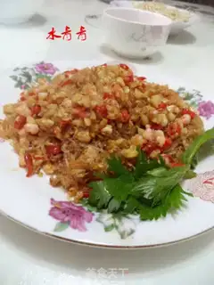 Make Shrimp garlic fan step 12