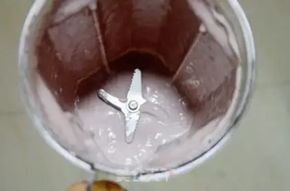 Make Blueberry tofu cheese step 5