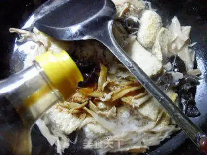 Make Black-mucked ears burning the chicken step 6