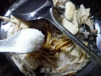 Make Black-mucked ears burning the chicken step 7