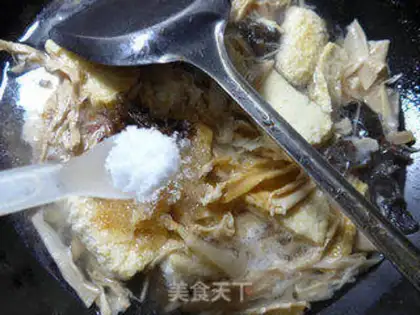 Make Black-mucked ears burning the chicken step 8