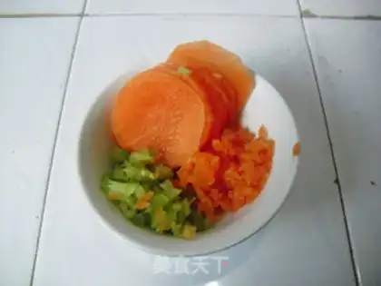 Make Chicken vegetable balls step 1