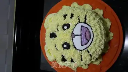 Make Tiger cake step 13