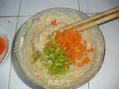 Make Chicken vegetable balls step 5