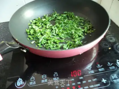 Make Cream egg fried rice step 2