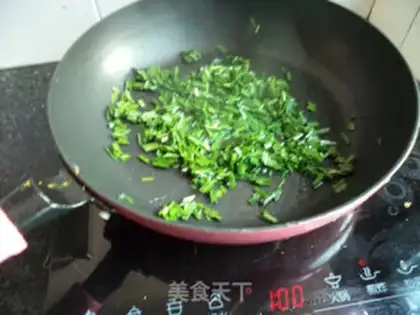 Make Cream egg fried rice step 4