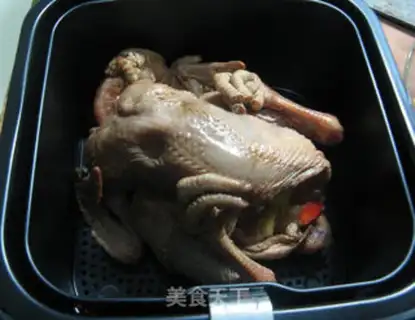 Make The whole chicken in the air step 8
