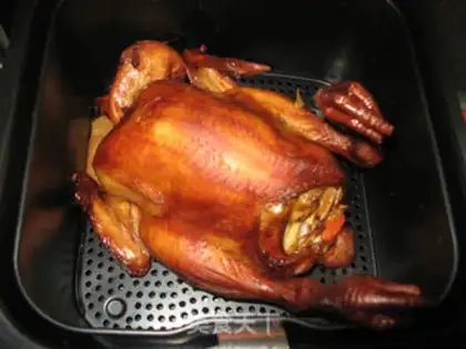 Make The whole chicken in the air step 9