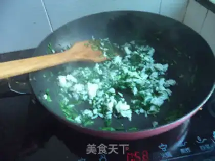 Make Cream egg fried rice step 6
