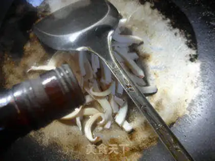 Make Tea mushrooms, fried fish step 5