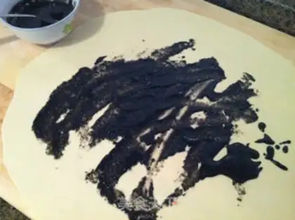 Make Black sesame pancakes step 4