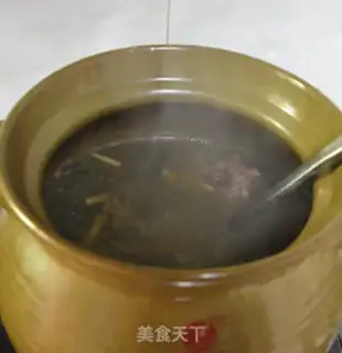 Make Red bean-cracker pork soup step 6