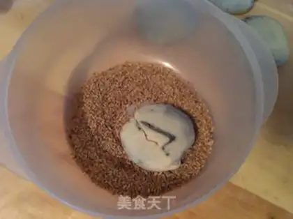 Make Black sesame pancakes step 11