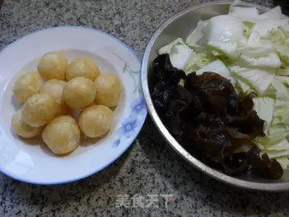 Make Black-muck-ear-painted cabbage step 0