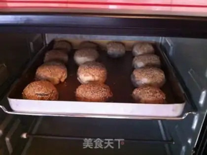 Make Black sesame pancakes step 14