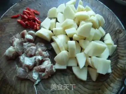 Make Potato curry step 1