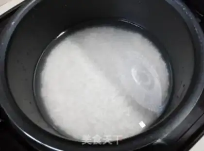 Make Abalone rice step 1