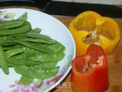 Make Pire peppers for Dutch beans step 0