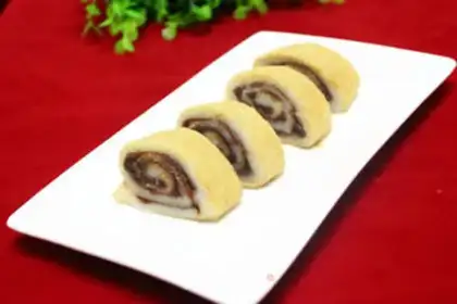 Make Old Beijing snack donkey rolls step 6