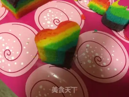 Make Rainbow love cookies step 12