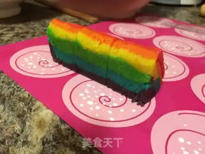 Make Rainbow love cookies step 14