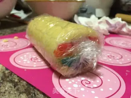 Make Rainbow love cookies step 15
