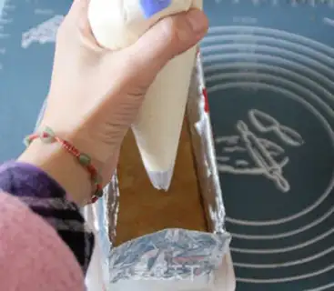 Make Caramel walnut mousse cake step 62