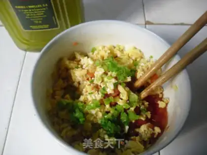 Make Tomato eggs, mini dumplings step 3