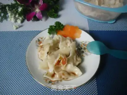 Make Tomato eggs, mini dumplings step 8