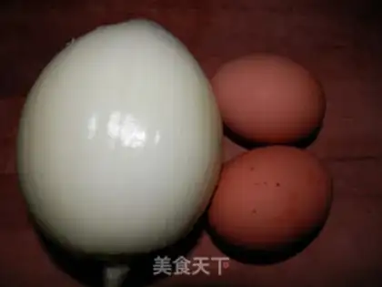 Make Onion fried eggs step 0