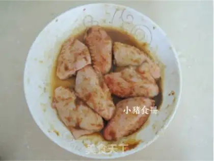 Make Sand tea, chicken wings step 3
