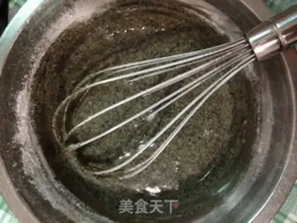 Make Black Sesame Potato Cake Roll step 5