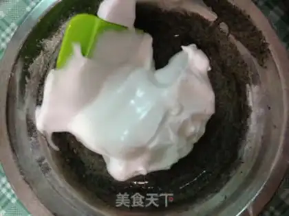 Make Black Sesame Potato Cake Roll step 7
