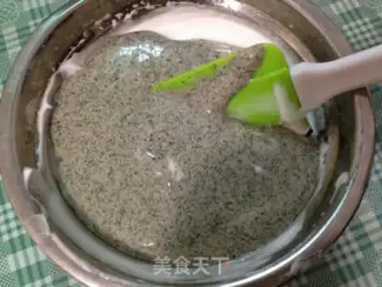 Make Black Sesame Potato Cake Roll step 8