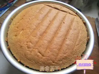 Make Flower cake step 4