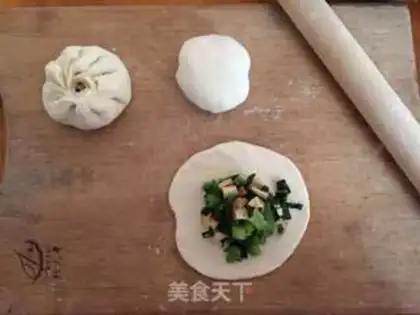 Make A cabbage bun step 3