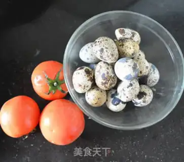 Make Tomato quail eggs step 0
