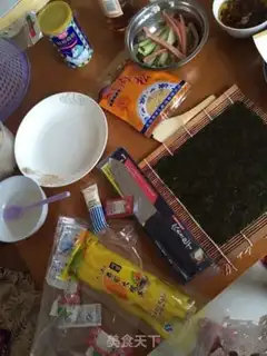 Make Sushi rolls step 0