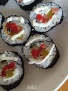 Make Sushi rolls step 1