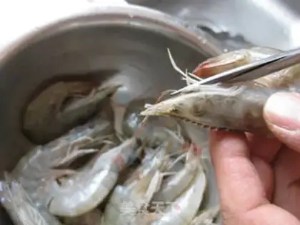 Make Salmon shrimp step 1