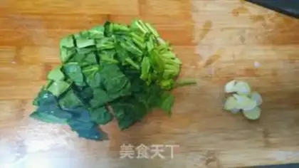 Make Spinach noodles step 1