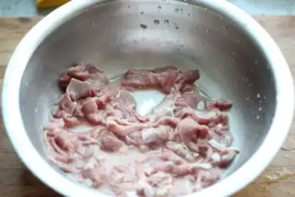 Make Orange fried lamb step 2