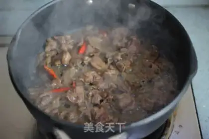 Make Orange fried lamb step 5