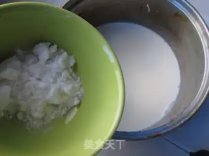Make Kashda pudding step 1