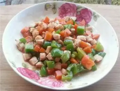 Make Solar fruit steam chicken step 2