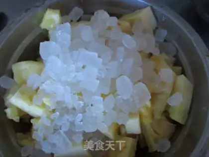 Make Pineapple jam step 1